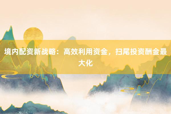 境内配资新战略：高效利用资金，扫尾投资酬金最大化